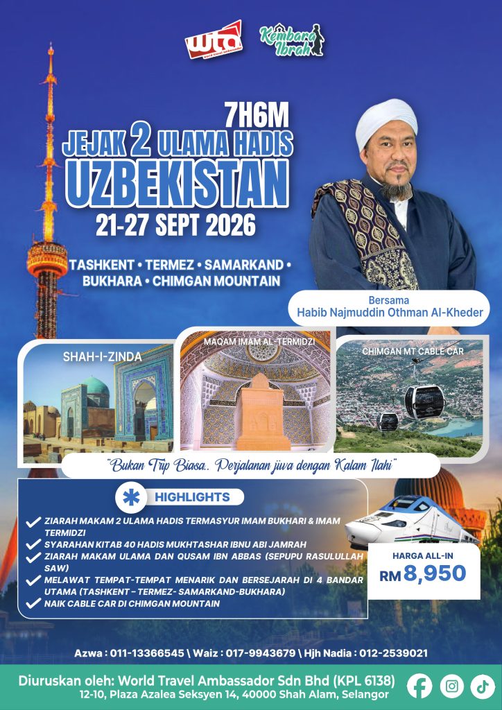 WTA FLYERS DESIGN UZBEK JEJAK 2 ULAMA HADIS_001